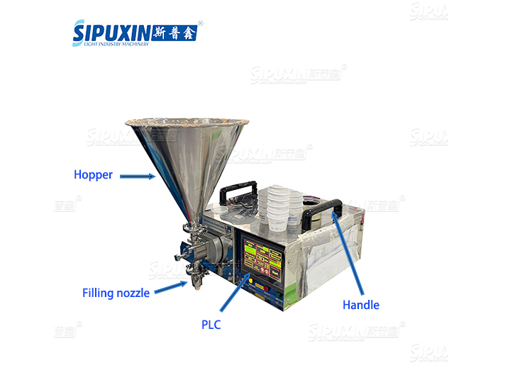 آلة ملء أسعار المصنع Machine SUS304/316L PUMP PUMP FILLER لمحاذاة مستحضرات التجميل عالي الجودة الحشو