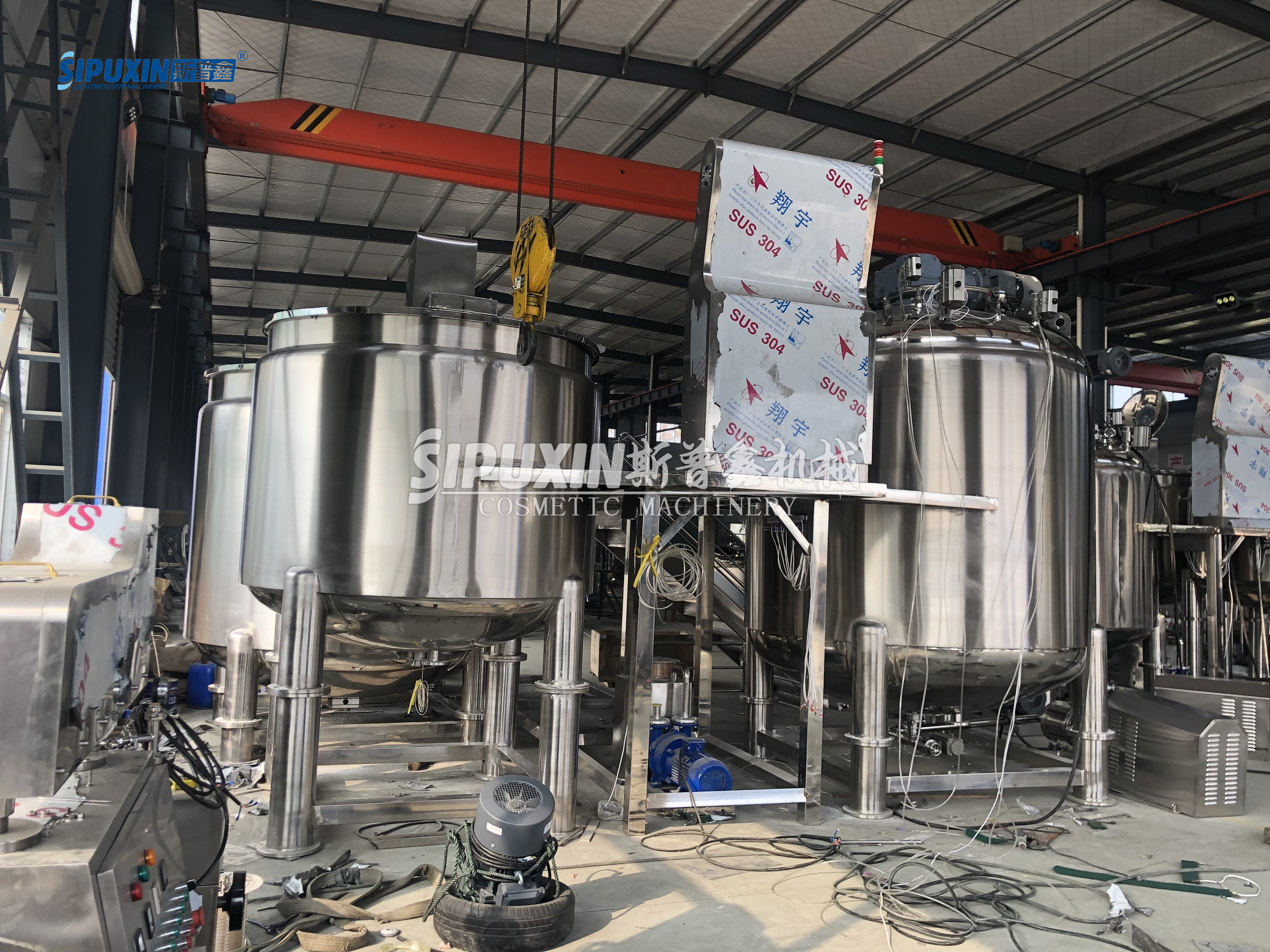 Sipuxin 8t طور خط أنابيب أحادي الفراغ مستحلب تجانس