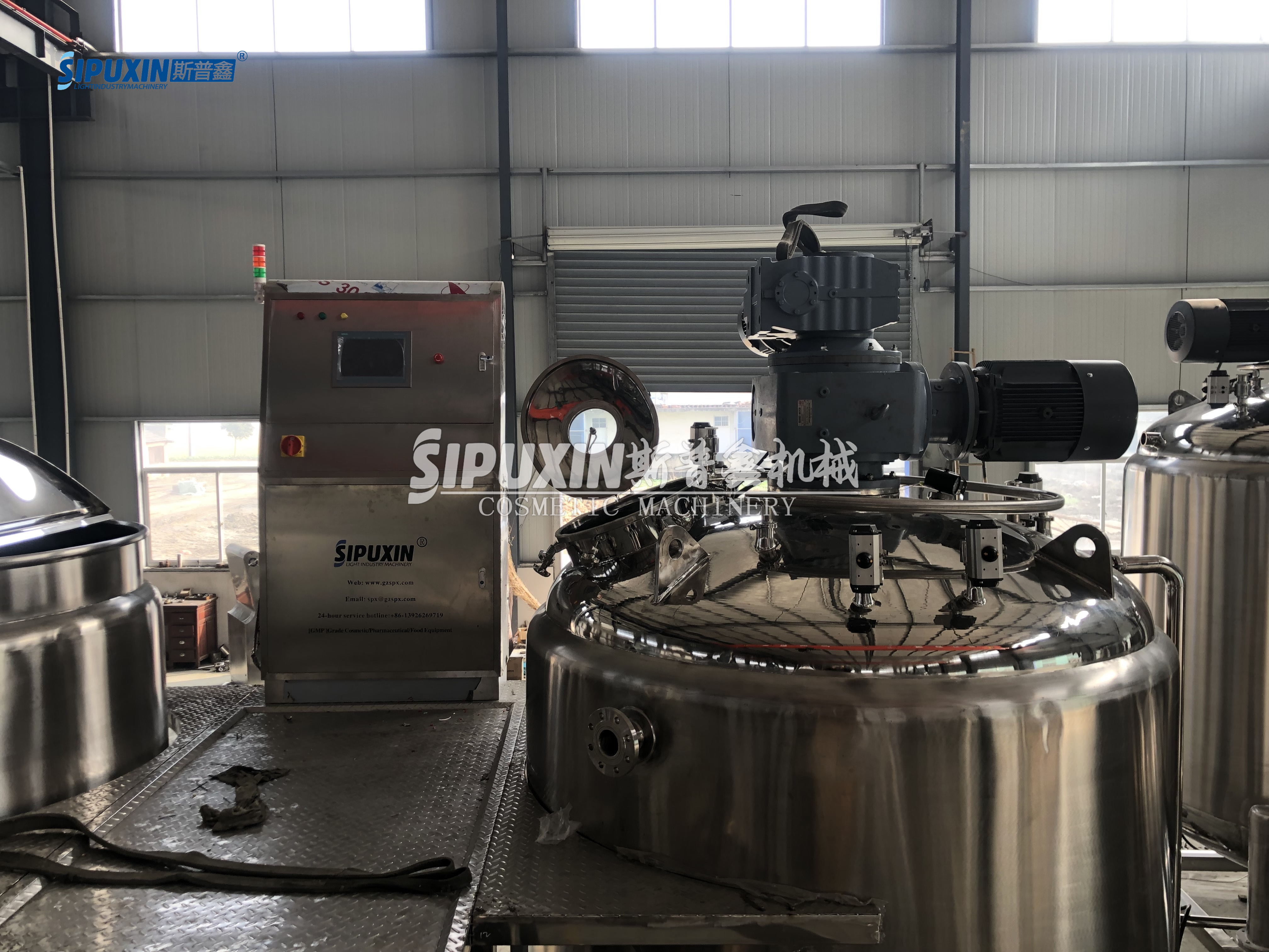 Sipuxin 8t طور خط أنابيب أحادي الفراغ مستحلب تجانس