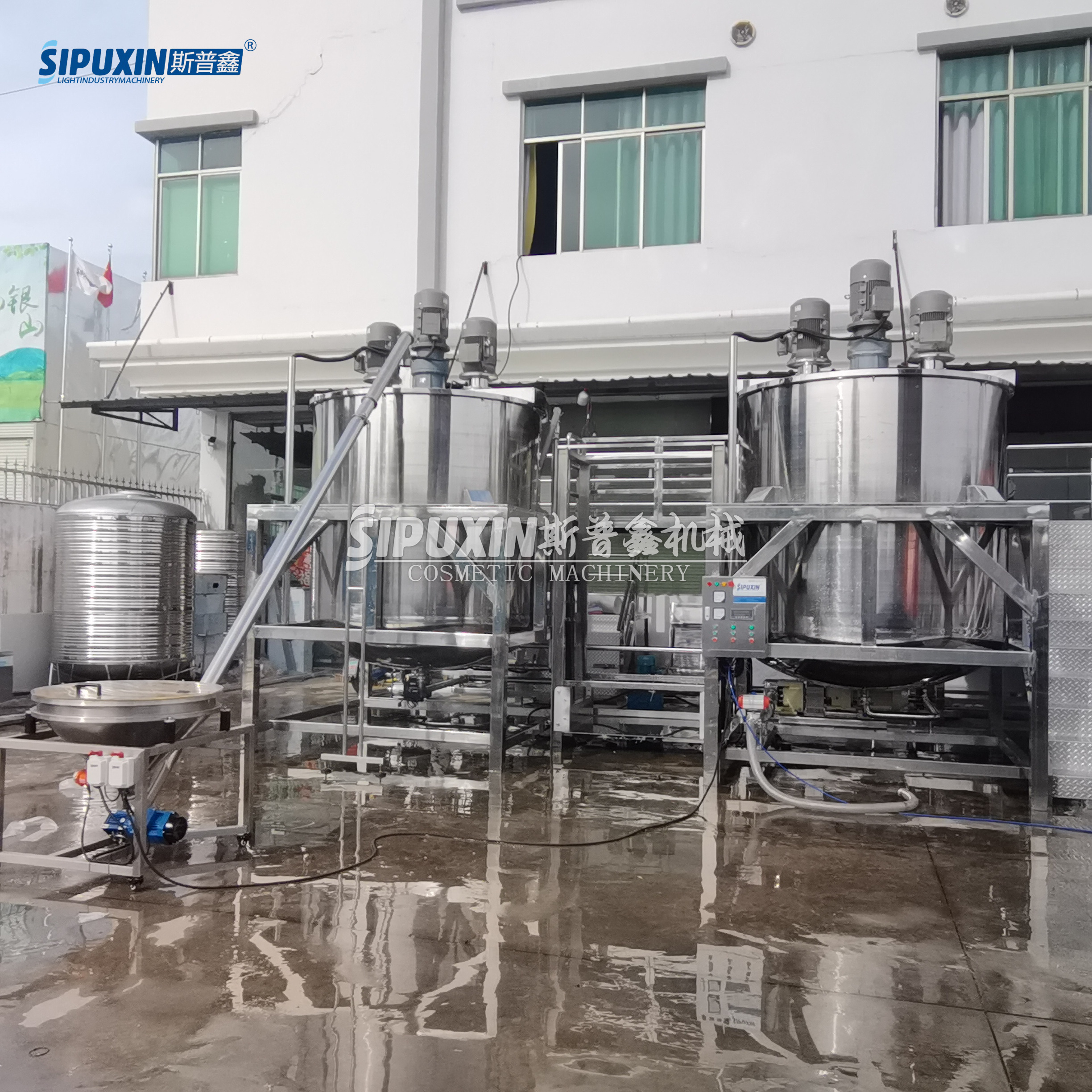 SPX 6000L Monolayer Industrial Mixing مع 3 محركات